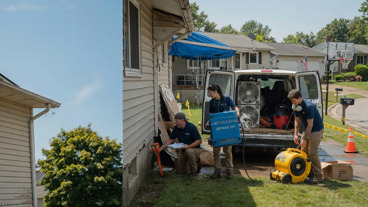 Ceiling Leak Cleanup in Strongstown, PA near me